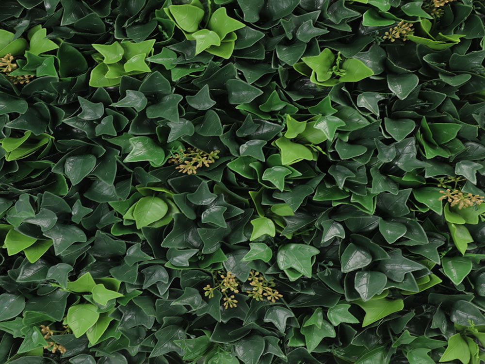 Hedera mit Blume Kunsthecke detail Hedera mit Blume Kunsthecke detail