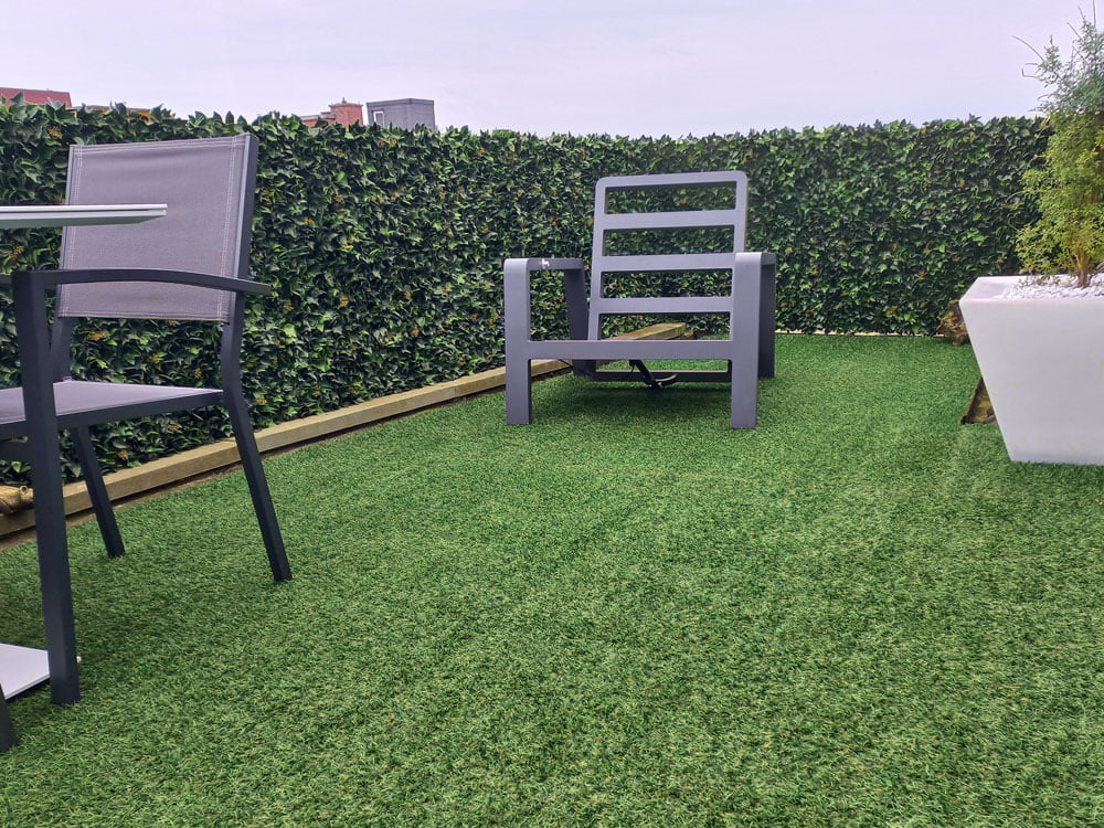 Hedera mit Blume Kunsthecke projekt foto Hedera mit Blume Kunsthecke projekt foto