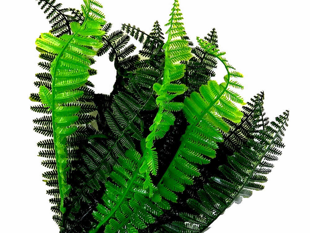 Kunsthaag-insteekplant-varen-brandklasse-B---20cm-Kunsthaagvoordeel-detail1 Kunsthecke einstecken Pflanze Farn 2 farbe - 20cm – Bild 2