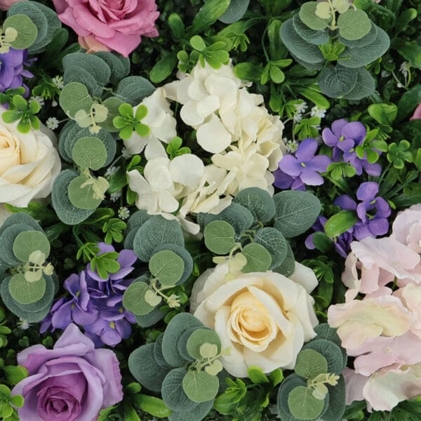 Soft Shades Blumenwand details