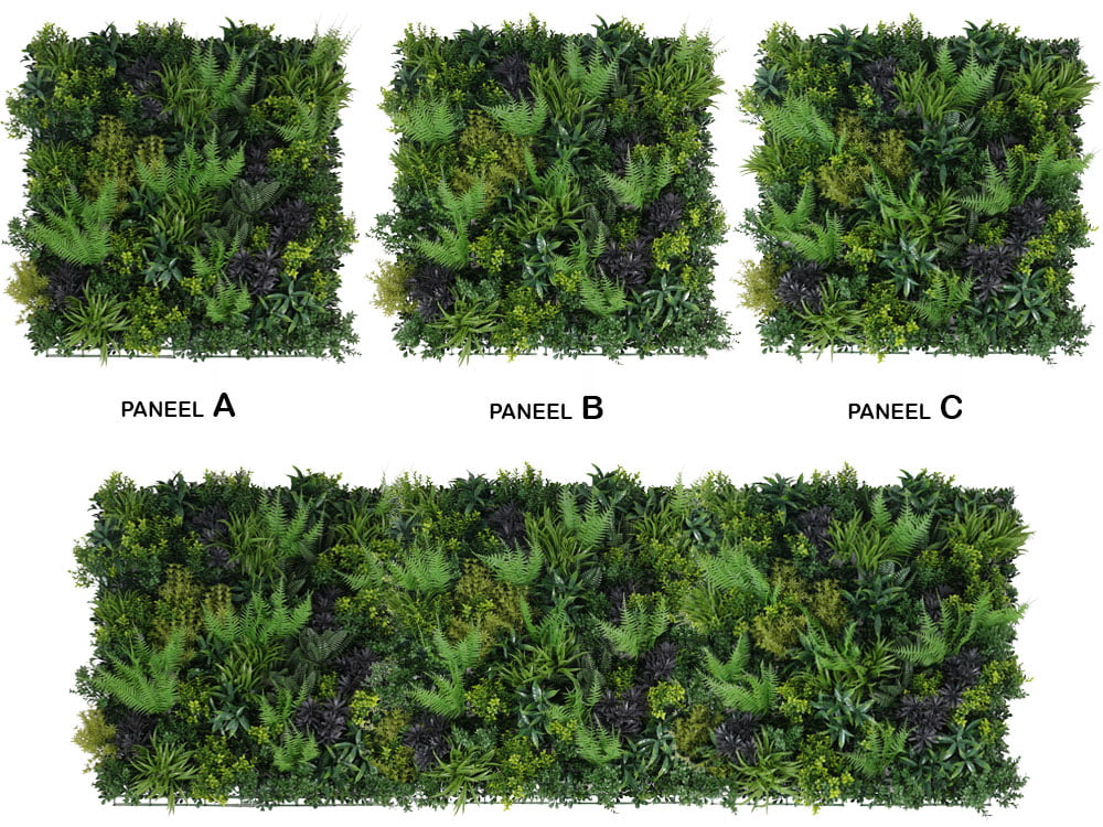 Farn Fantasie Pflanzenwand kein muster Farn Fantasie Pflanzenwand kein muster