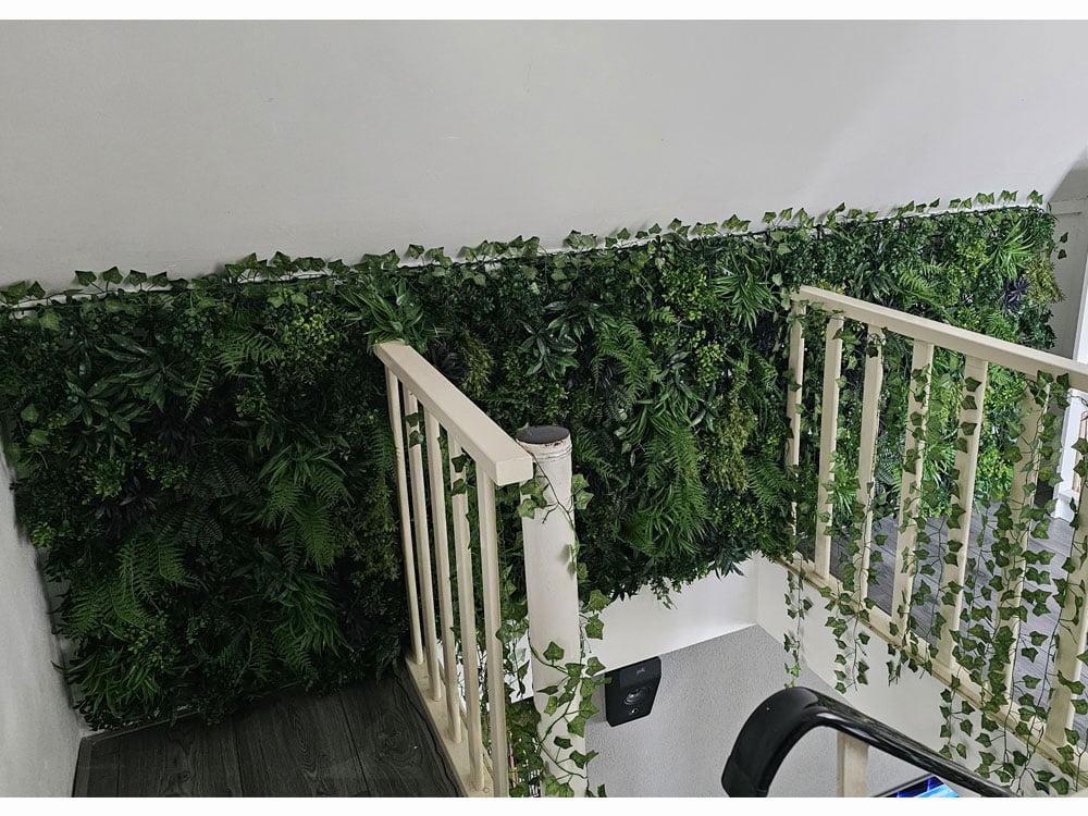 Farn Fantasie Pflanzenwand projekt foto Farn Fantasie Pflanzenwand projekt foto