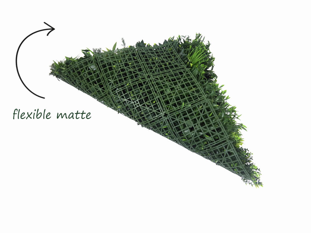 Ruscus Farn Pflanzenwand flexible matte Ruscus Farn Pflanzenwand flexible matte