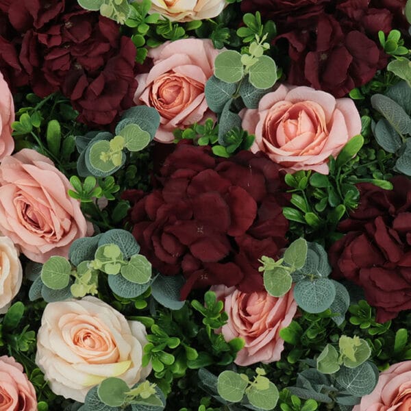 Pitch Pink Blumenwand detail