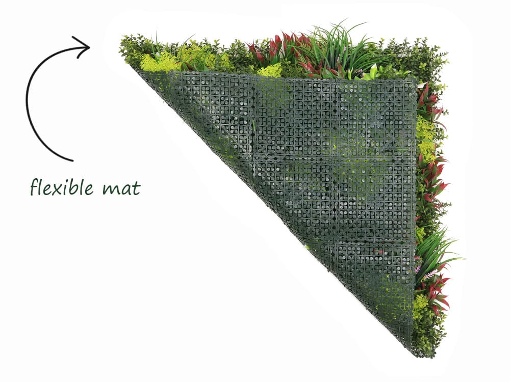 Heidekraut Moos Pflanzenwand flexible mat Heidekraut Moos Pflanzenwand flexible mat