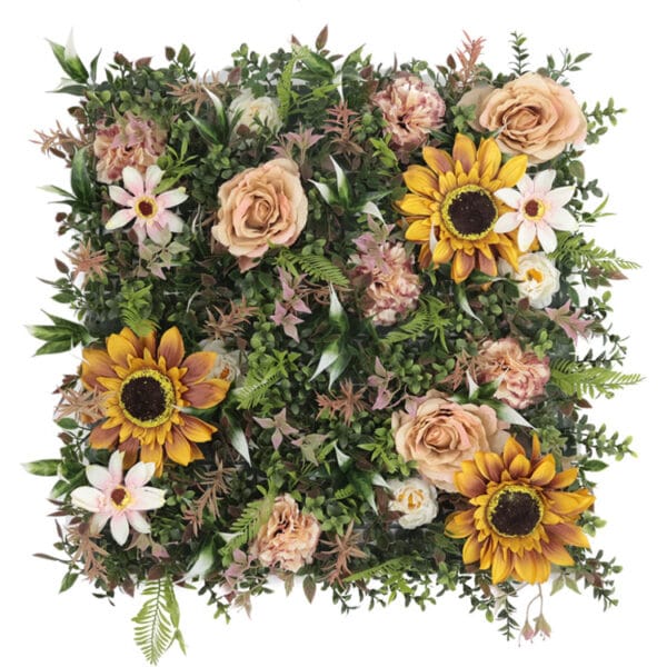 Sonnenblumen wilde flora Blumenwand